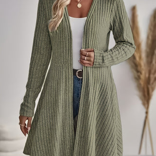 Klara | Prążkowany kardigan casual