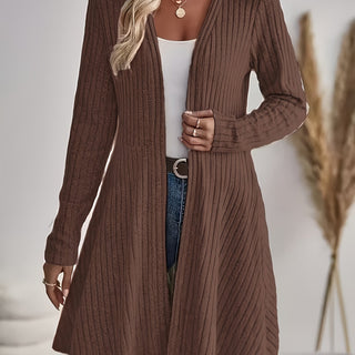 Klara | Prążkowany kardigan casual