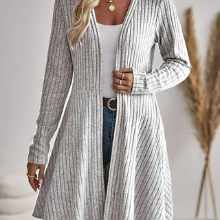 Klara | Prążkowany kardigan casual