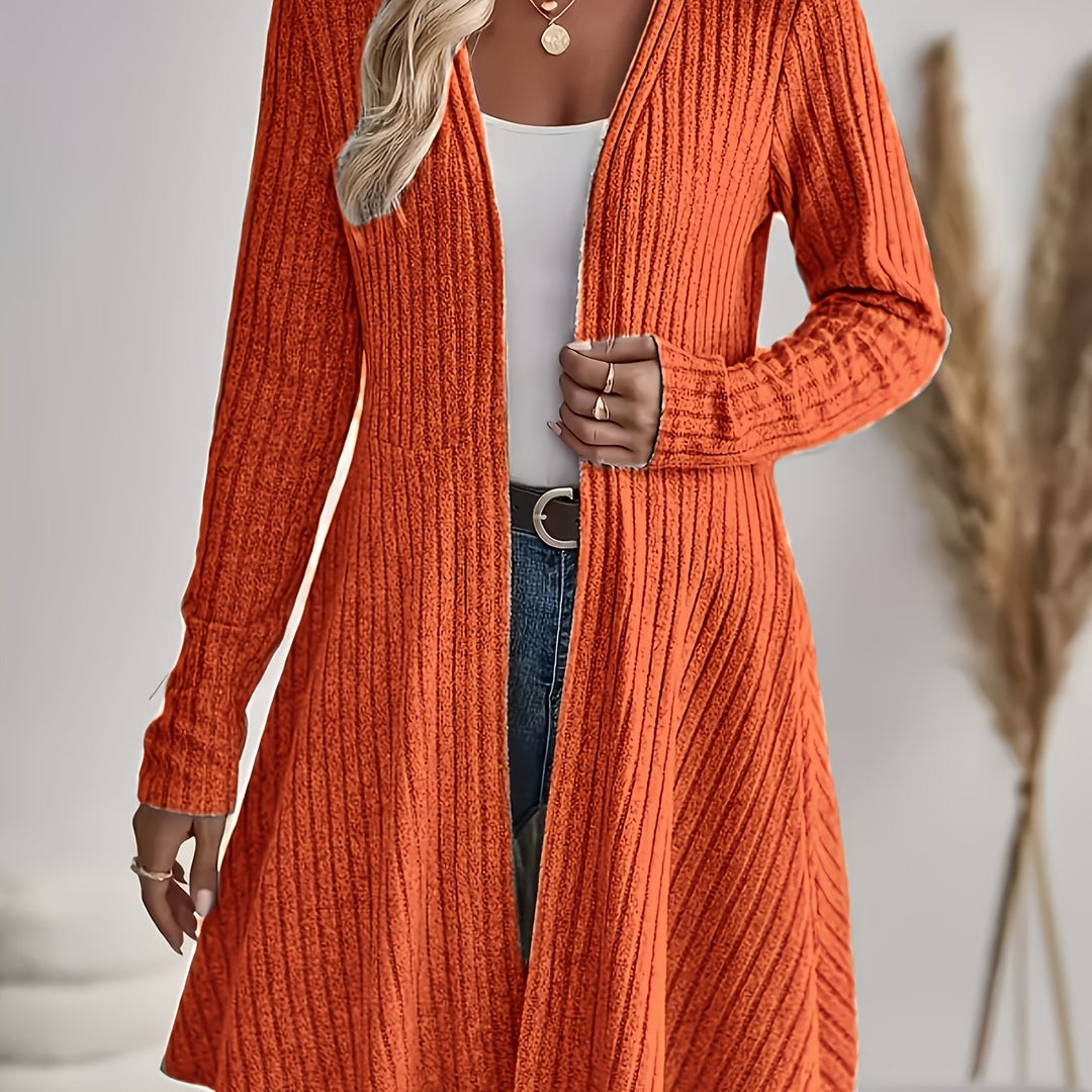 Klara | Prążkowany kardigan casual