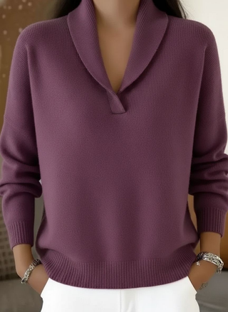 Helena | Sweter z dekoltem w serek
