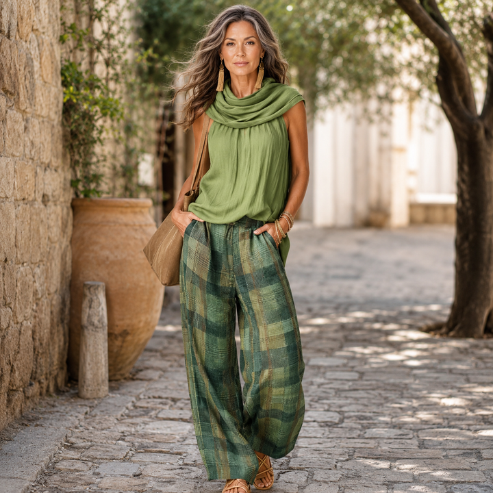 Emilia | Zwiewny damski komplet w stylu boho