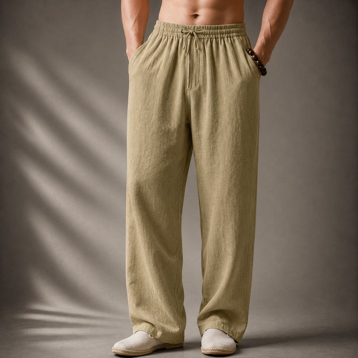 Tomasz | Lniane Spodnie Premium