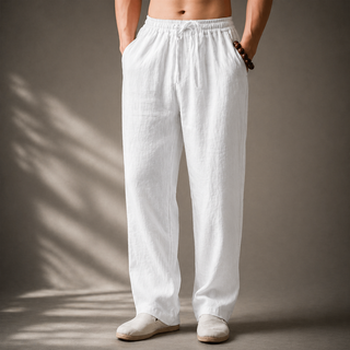 Tomasz | Lniane Spodnie Premium