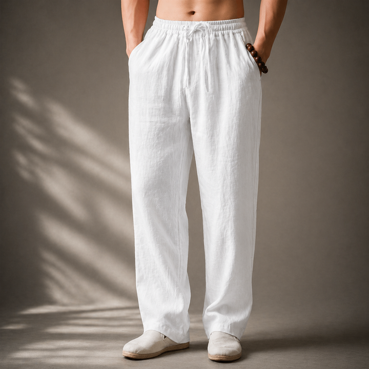 Tomasz | Lniane Spodnie Premium