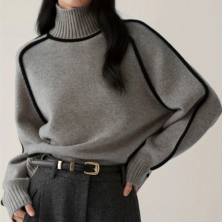 Emilia | Elegancki sweter z golfem