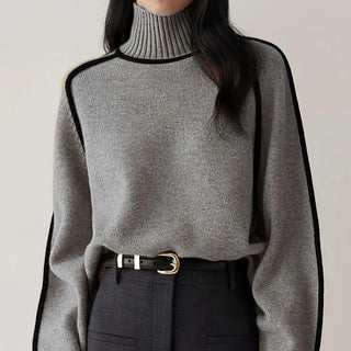Emilia | Elegancki sweter z golfem