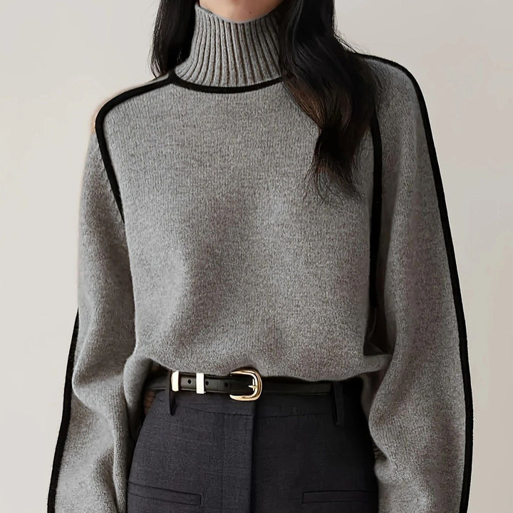 Emilia | Elegancki sweter z golfem