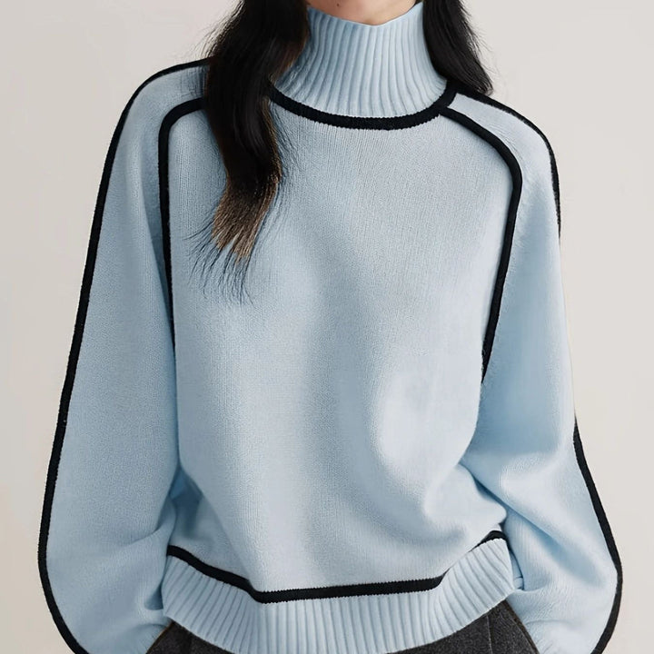 Emilia | Elegancki sweter z golfem