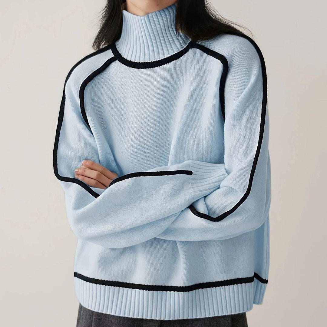 Emilia | Elegancki sweter z golfem