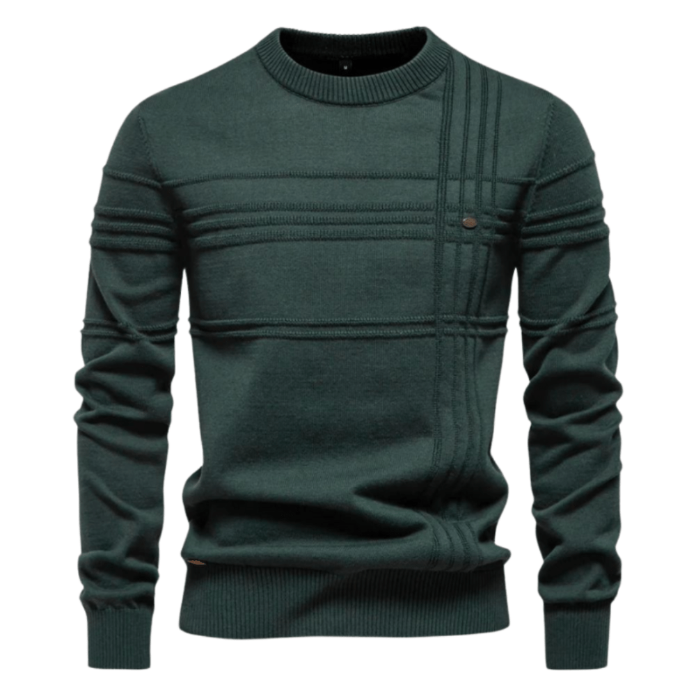 Artur | Męski sweter w kratę