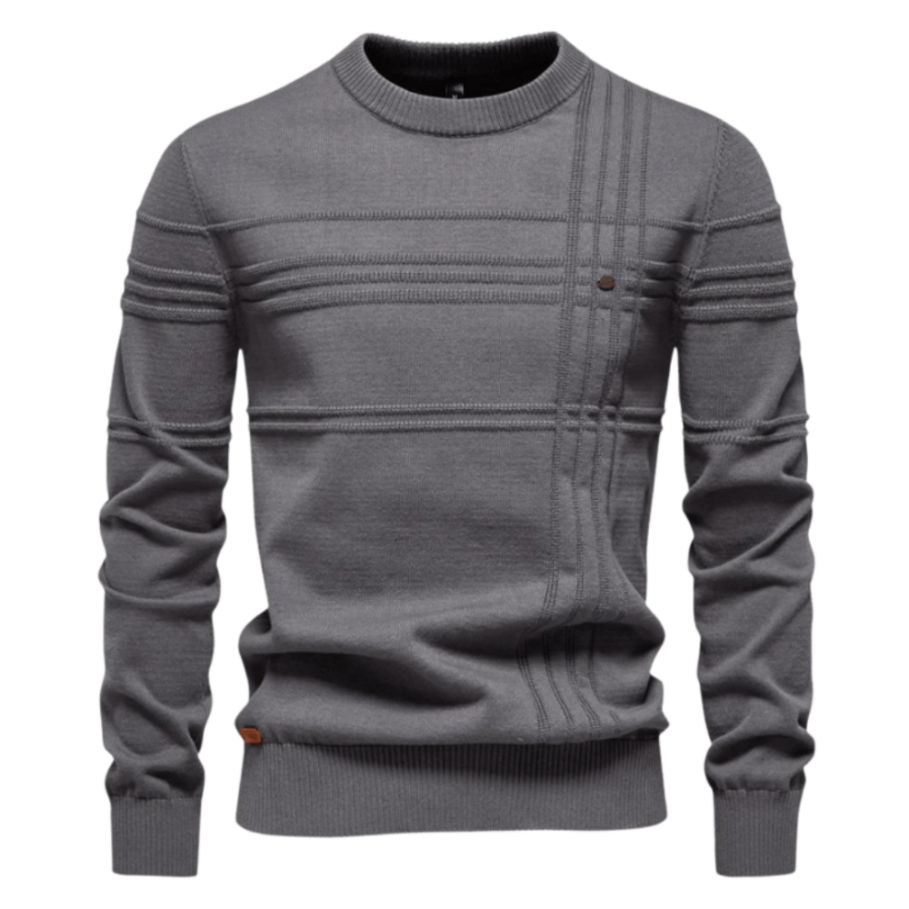 Artur | Męski sweter w kratę
