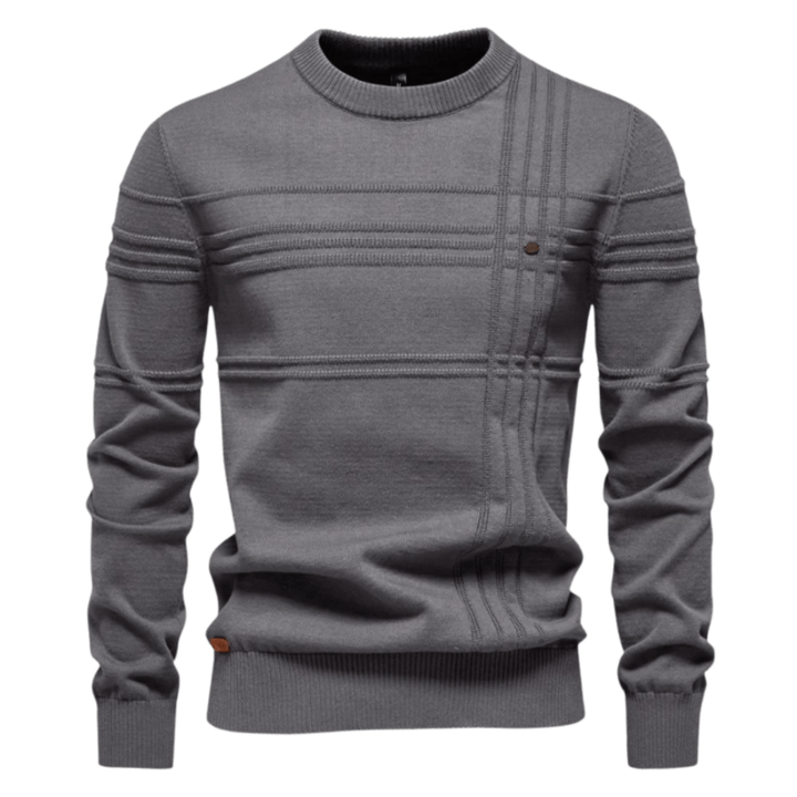Artur | Męski sweter w kratę