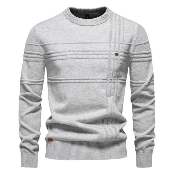 Artur | Męski sweter w kratę
