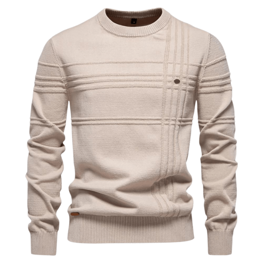 Artur | Męski sweter w kratę