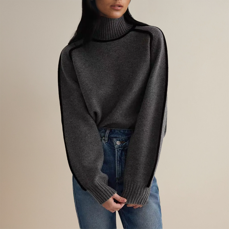 Emilia | Elegancki sweter z golfem