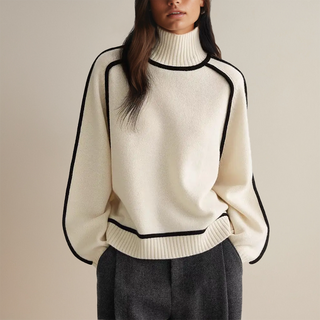 Emilia | Elegancki sweter z golfem