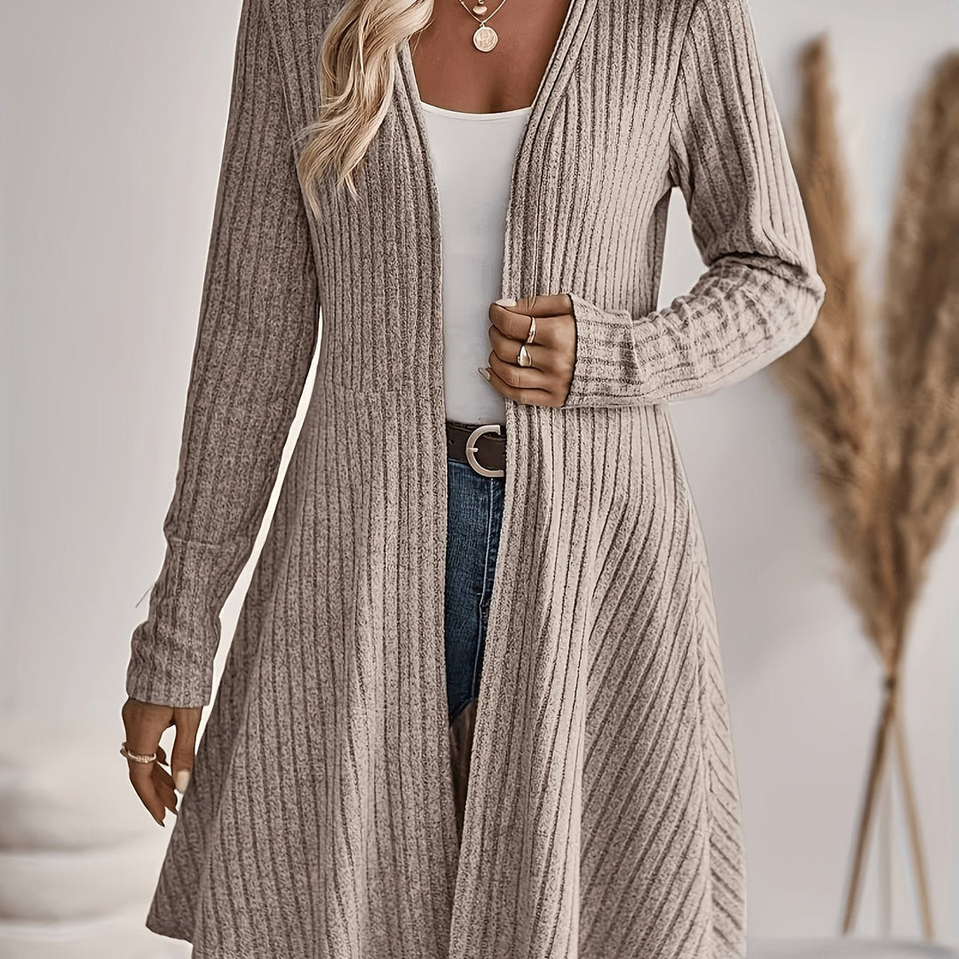 Klara | Prążkowany kardigan casual