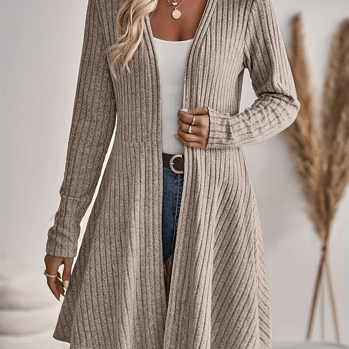 Klara | Prążkowany kardigan casual
