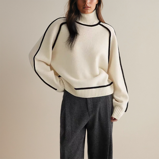 Emilia | Elegancki sweter z golfem