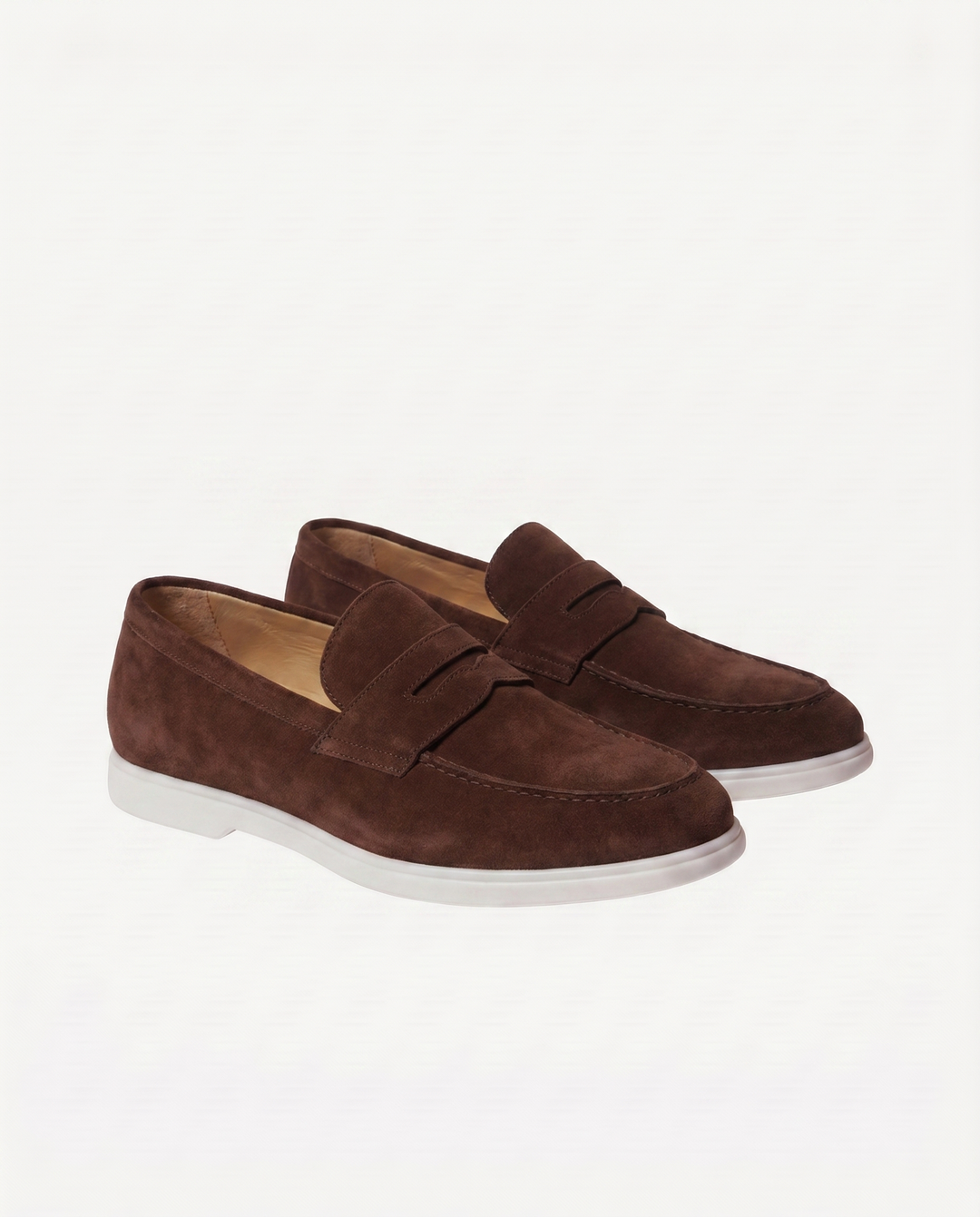 Leon | Eleganckie mokasyny zamszowe